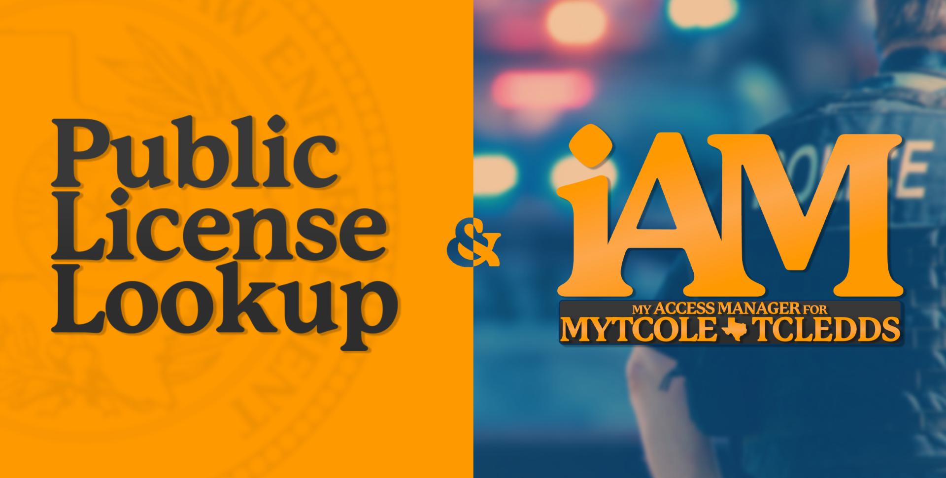 Public License Lookup & iAM