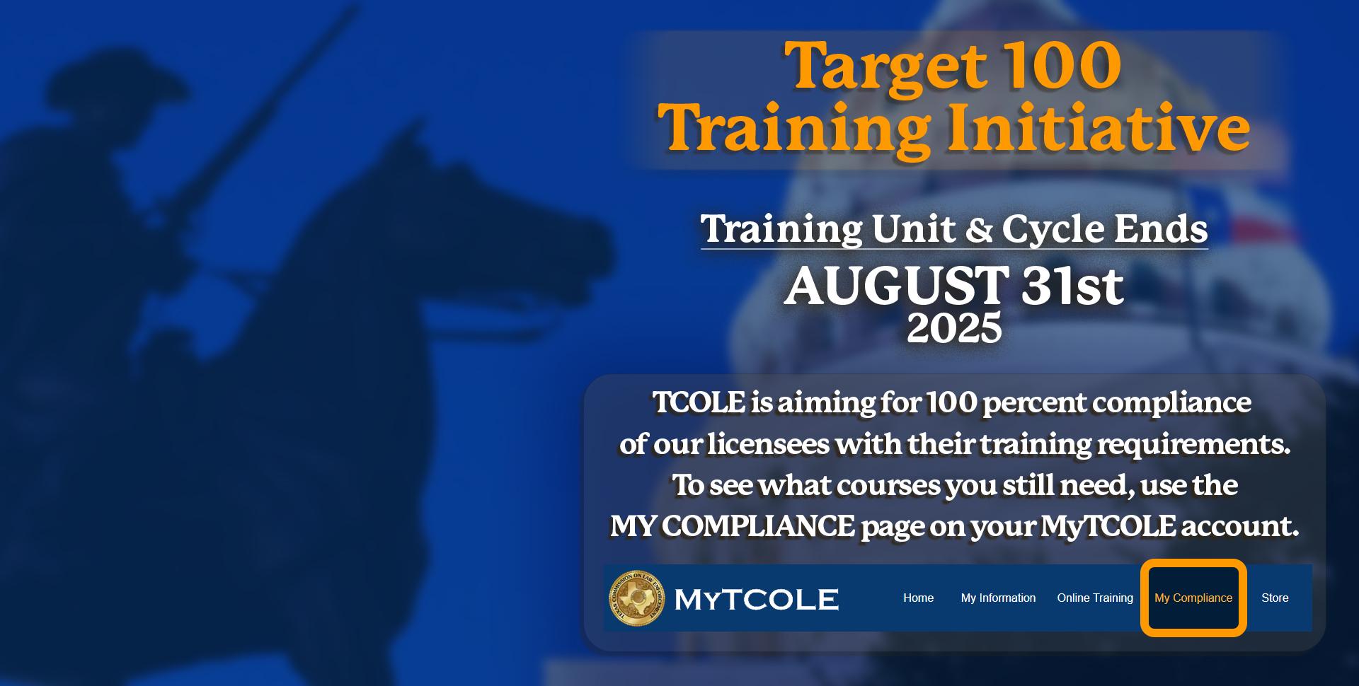 TCOLE Target 100